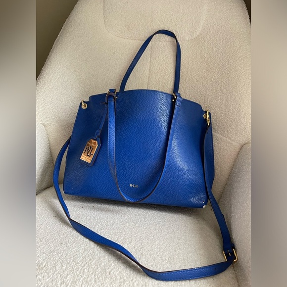 Lauren Ralph Lauren Royal Blue Tote - Picture 7 of 13